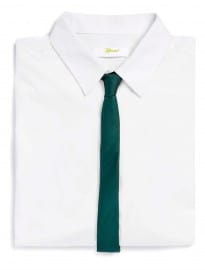 Topman Green Poly 5cm Tie