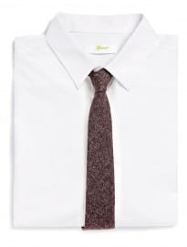 Topman Plum Nep Flannel Tie