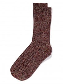 Topman Red Twist Boot Socks