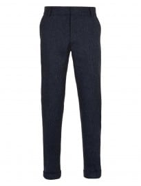 Topman Blue Flecked Herringbone Suit Trousers