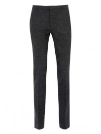 Topman Green And Navy Fleck Heritage Fit Suit Trousers