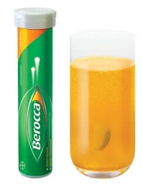 Berocca 15 Orange Flavour Effervescent Tablets