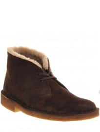 Clarks Originals Desert Hug Boot Brown Suede