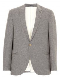 Topman Light Grey Oversized Blazer