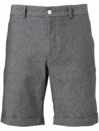 Topman Dark Blue Oxford Tailored Shorts
