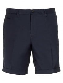 Topman Navy Mid Shorts
