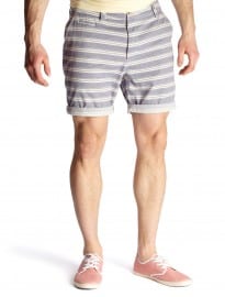 Burton Grey & Ecru Stripe Shorts