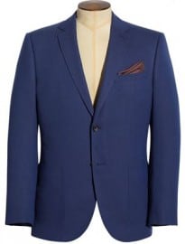 Next Bright Blue Italian Wool Cotton Jacket
