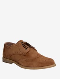 Ask The Missus Cardinal Brogue Lace Beige Suede