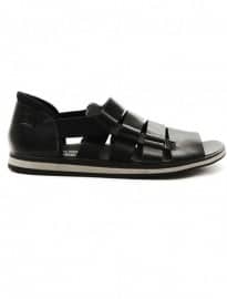 Camper X Romain Kremer Black Leather Sandals