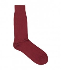 Reiss Vaca Fine Gauge Cotton Knit Rose