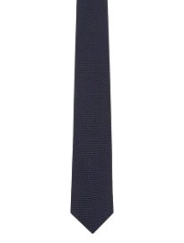 Reiss Champ Knitted Silk Tie Navy