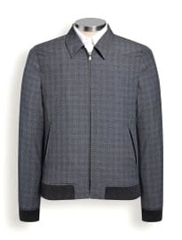 Next Grey Check Blouson Jacket