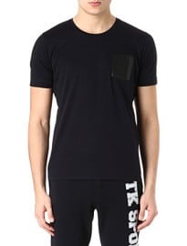 The Kooples Leather Pocket T-shirt