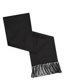 Moss 1851 Black Silk Dress Scarf