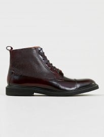 Topman Ben Sherman Ohns Oxblood 4 Eye Derby Boots