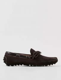 Topman Selected Homme Race Brown Driving Loafers
