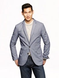 J. Crew Ludlow Sportcoat In Mini-houndstooth Cotton