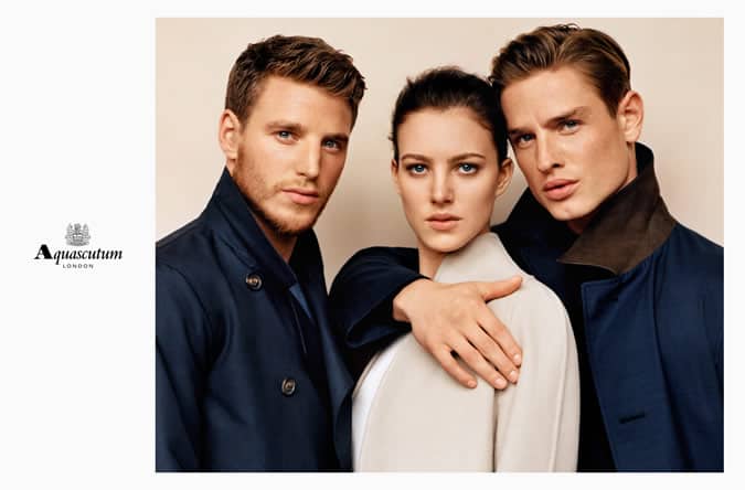 Aquascutum spring/summer 2015 campaign