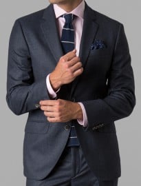 Hackett Mayfair Navy Puppytooth Suit