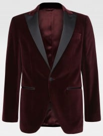 Hackett Peak Lapel Velvet Jacket