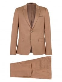 Topman Orange Skinny Two Piece Suit