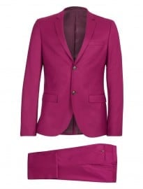 Topman Raspberry Ultra Skinny Suit