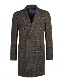 Brown Double-breasted Coat