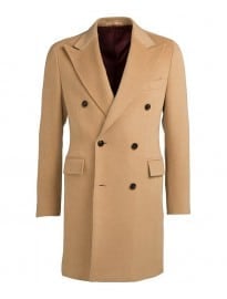 Suitsupply Camel Double Breasted Coat