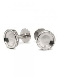 Matthew Steel Knurled Cufflinks