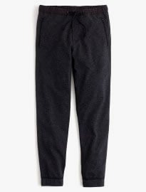 J. Crew Slim Marled Sweatpant In Black
