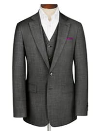 Grey Apsley Sharkskin Classic Fit Business Suit