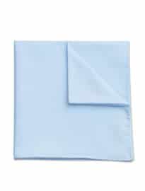 Sky Plain Cotton Pocket Square