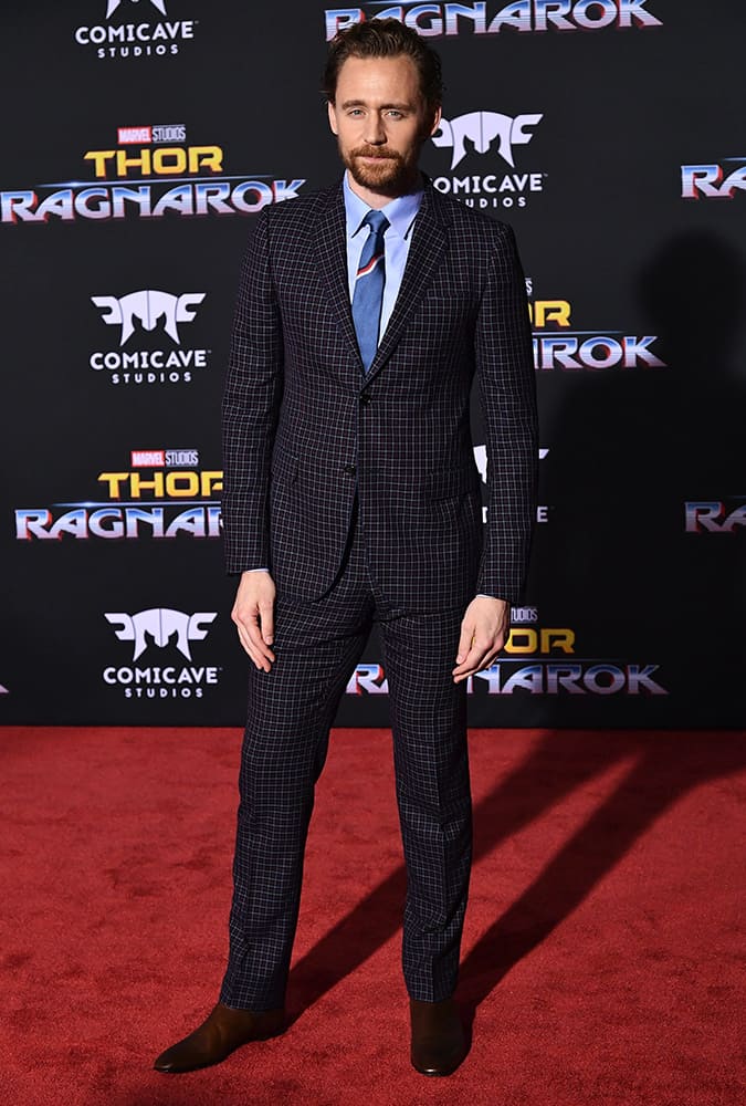 Tom Hiddleston Thor: Ragnarok Premiere