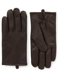 M&s Collection Leather Touchscreen Gloves With Thinsulate
