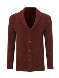 Farrell Shawl Neck Chunky Knit Cardigan