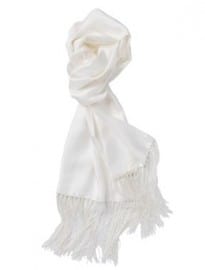 Paul Costelloe White Dress Scarf