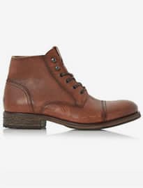 Tommy Hilfiger Dillan Stitched Detail Lace Up Boots