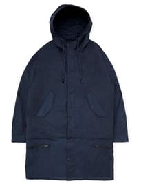 French Connection Lightweight Nylon Detachable Parka Coat