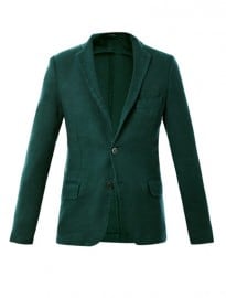 120% Lino 2 Button Cashmere-blend Blazer 168830