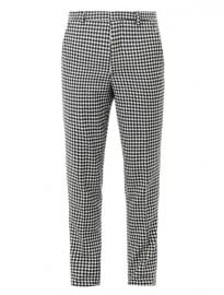Ami Hounds-tooth Wool Tailored Trousers 213155