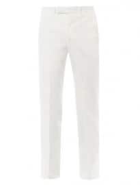 Alexander Mcqueen Flat-front Chino Trousers 183922
