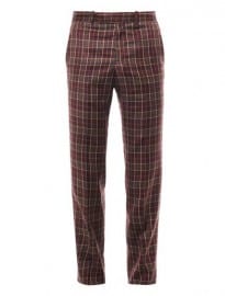 Alexander Mcqueen Check Wool-twill Trousers 204265