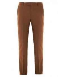 Marni Flat Front Wool Trousers 162892