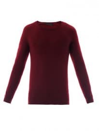 Burberry Prorsum Cashmere Crew-neck Sweater 163230