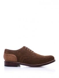 Grenson Stanley Suede And Leather Brogues 186646