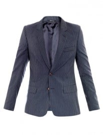 Maison Martin Margiela Seersucker Tri-colour Stripe Jacket 141886