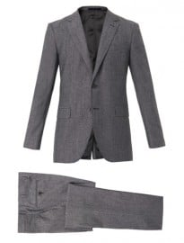 Lanvin Attitude-fit Wool And Cotton-blend Suit 205609