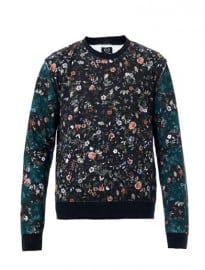 Mcq Alexander Mcqueen Floral Chequer-print Sweatshirt 167184