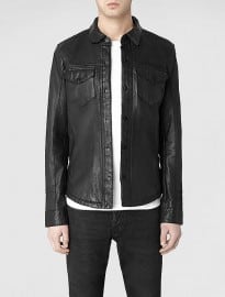 Allsaints Raydon Leather Shirt